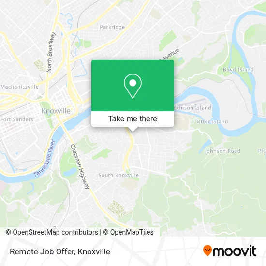 Remote Job Offer map