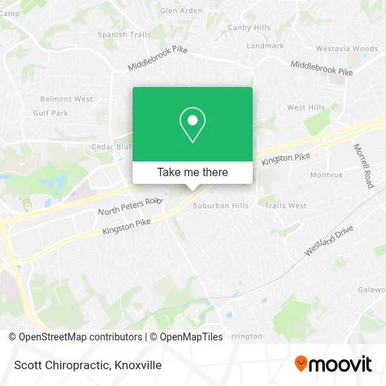 Scott Chiropractic map