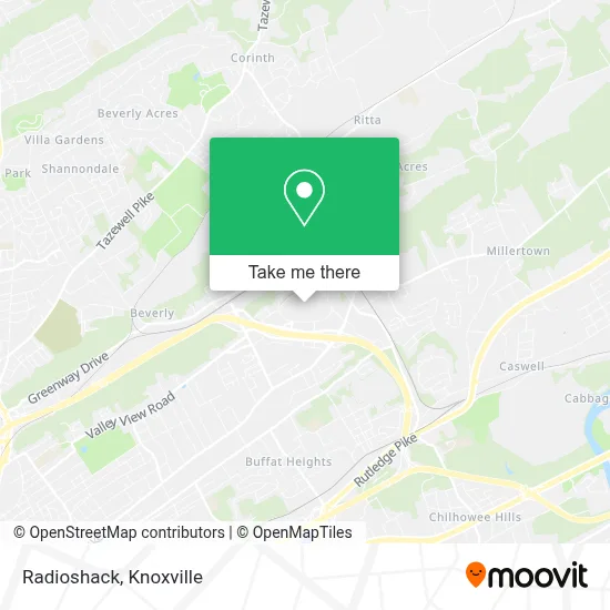 Radioshack map