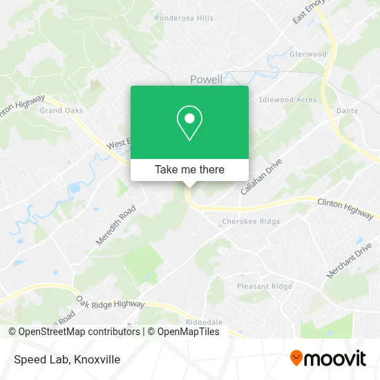 Speed Lab map