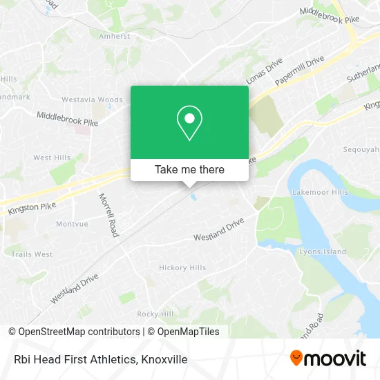 Rbi Head First Athletics map