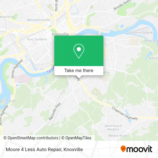 Moore 4 Less Auto Repair map