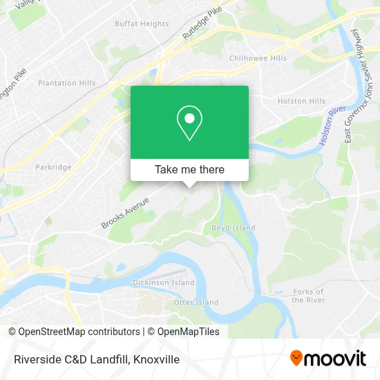 Riverside C&D Landfill map