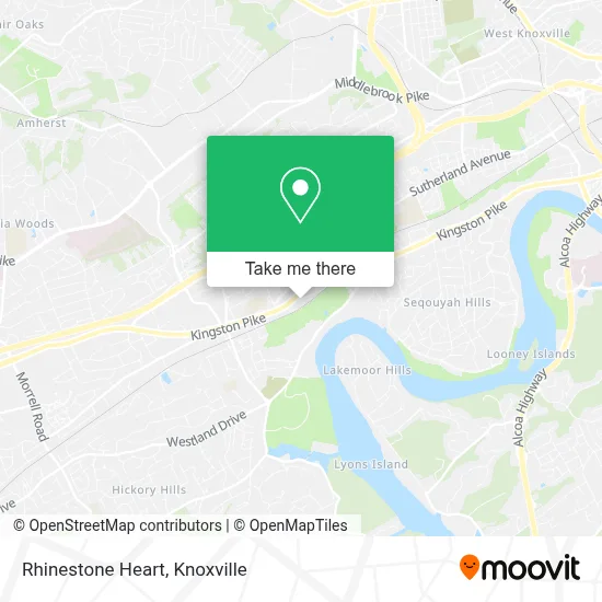 Rhinestone Heart map