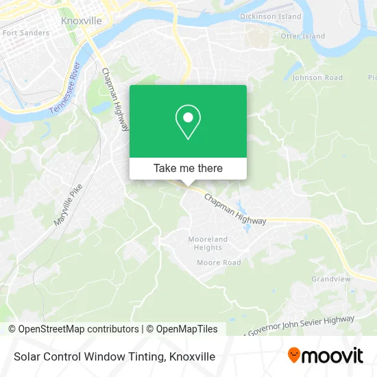 Solar Control Window Tinting map