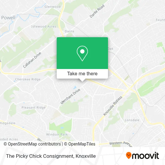 Mapa de The Picky Chick Consignment