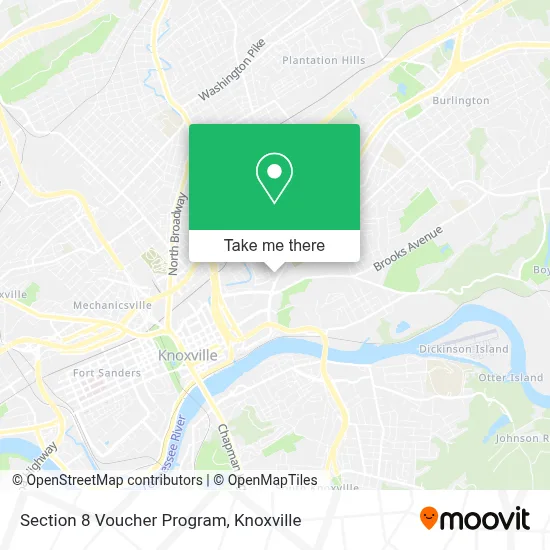 Section 8 Voucher Program map
