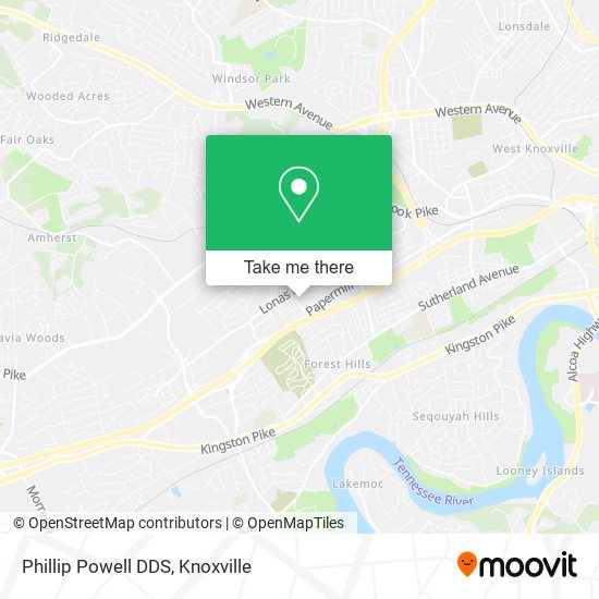 Mapa de Phillip Powell DDS