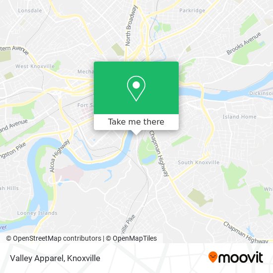 Mapa de Valley Apparel