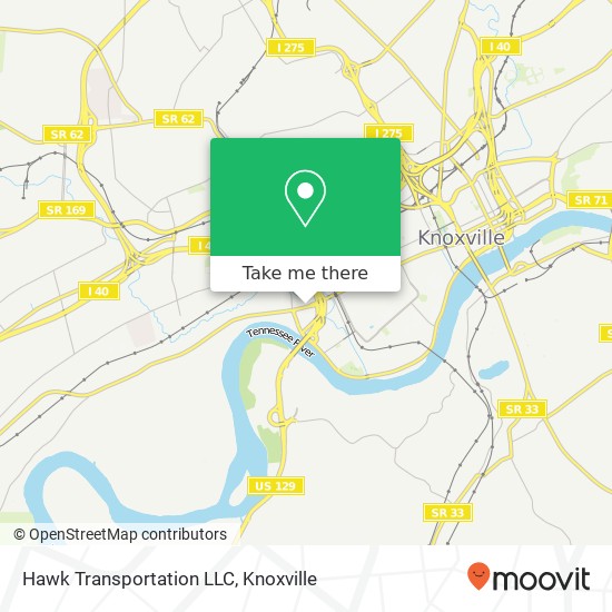 Mapa de Hawk Transportation LLC