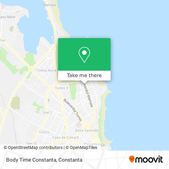 Body Time Constanta map