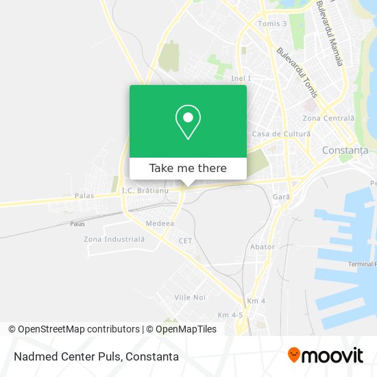 Nadmed Center Puls map