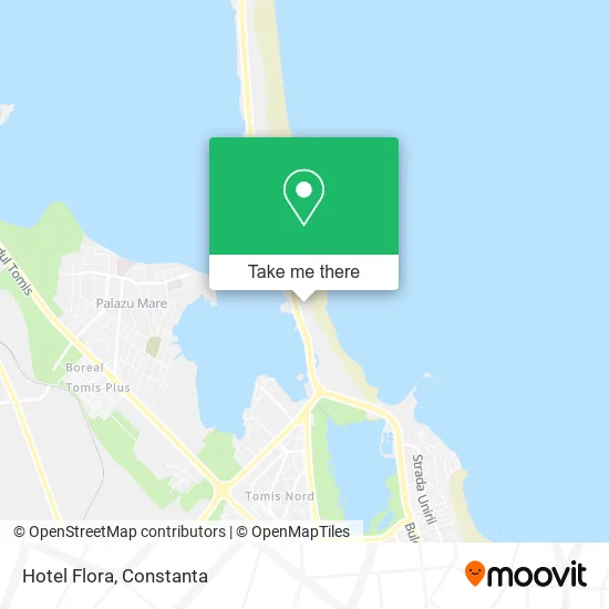 Hotel Flora map