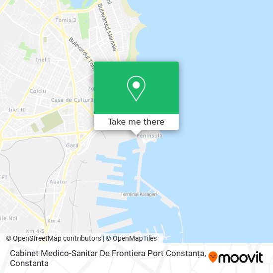 Cabinet Medico-Sanitar De Frontiera Port Constanța map