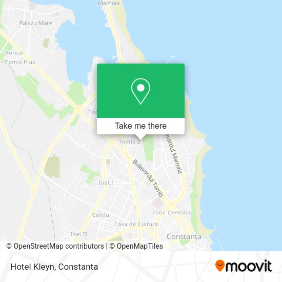 Hotel Kleyn map