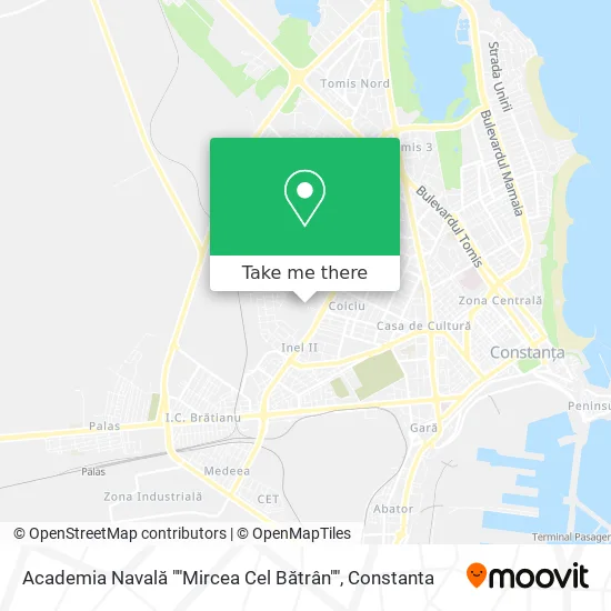 Academia Navală ""Mircea Cel Bătrân"" map