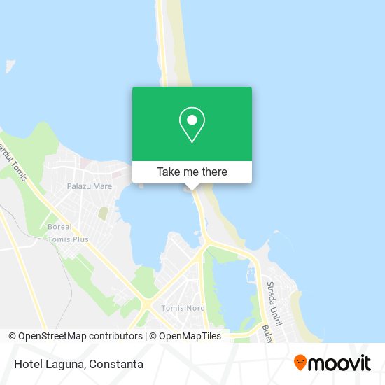 Hotel Laguna map