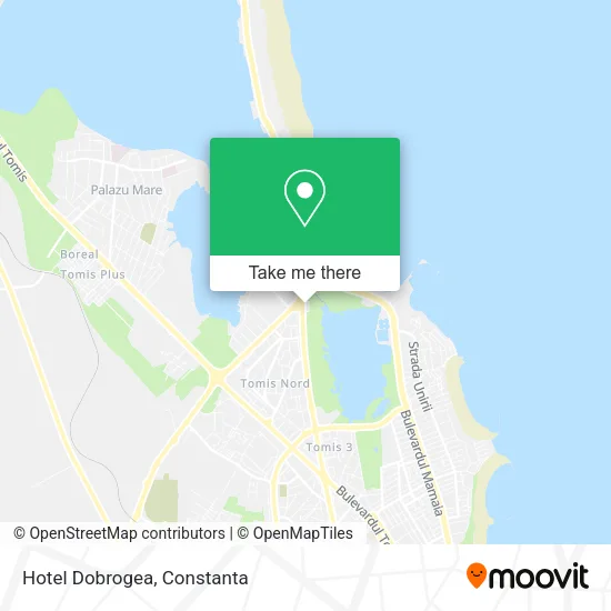 Hotel Dobrogea map