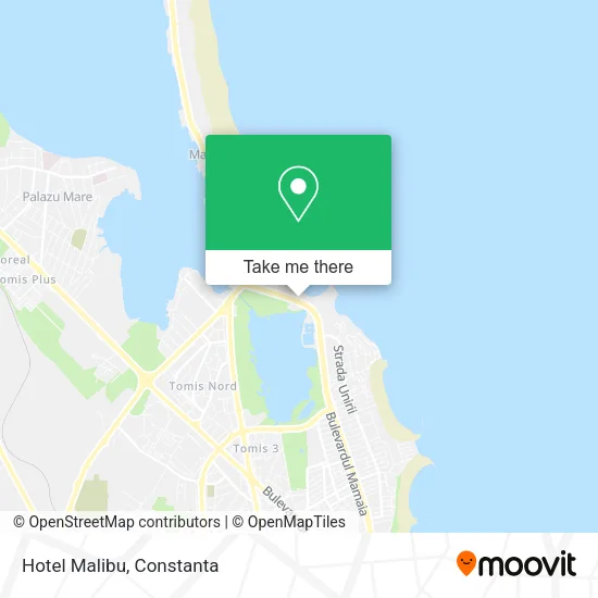 Hotel Malibu map