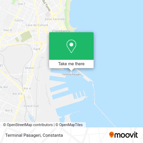 Terminal Pasageri map