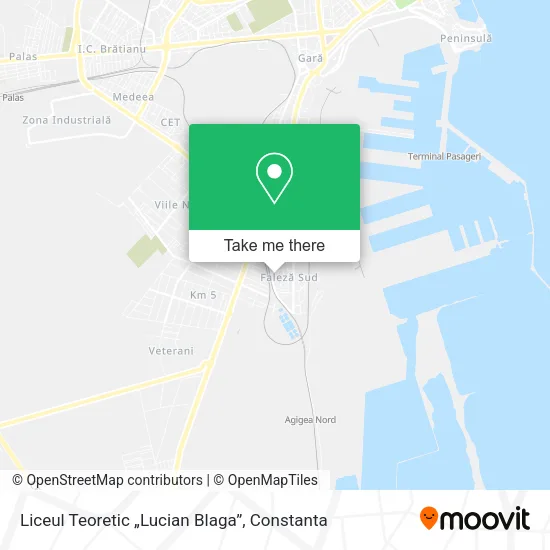 Liceul Teoretic „Lucian Blaga” map