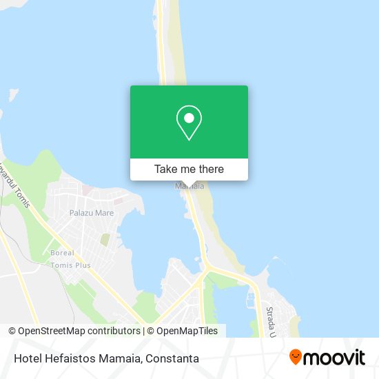 Hotel Hefaistos Mamaia map