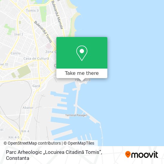 Parc Arheologic „Locuirea Citadină Tomis” map