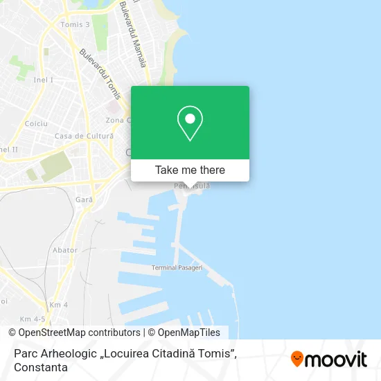 Parc Arheologic „Locuirea Citadină Tomis” map