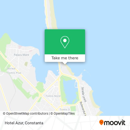 Hotel Azur map