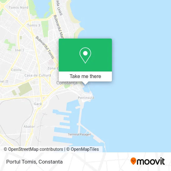 Portul Tomis map