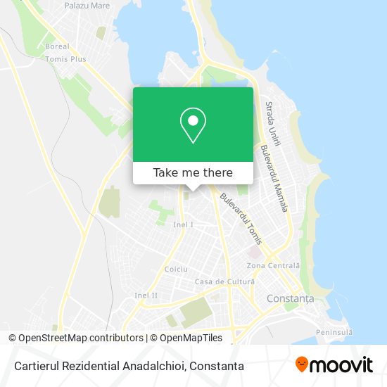 Cartierul Rezidential Anadalchioi map