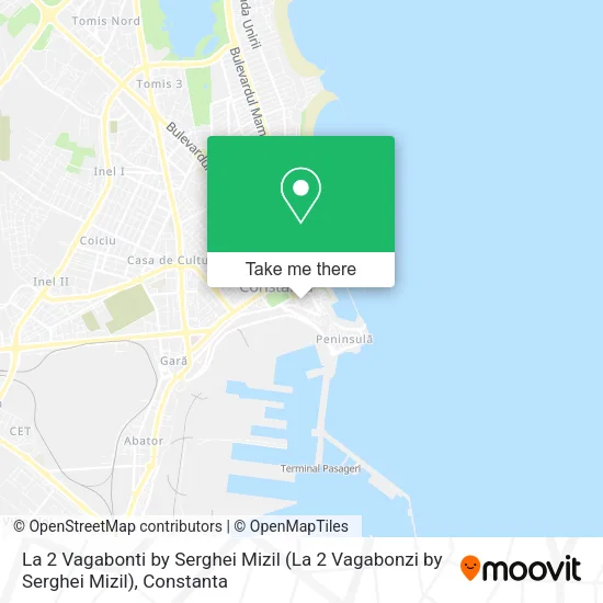 La 2 Vagabonti by Serghei Mizil map