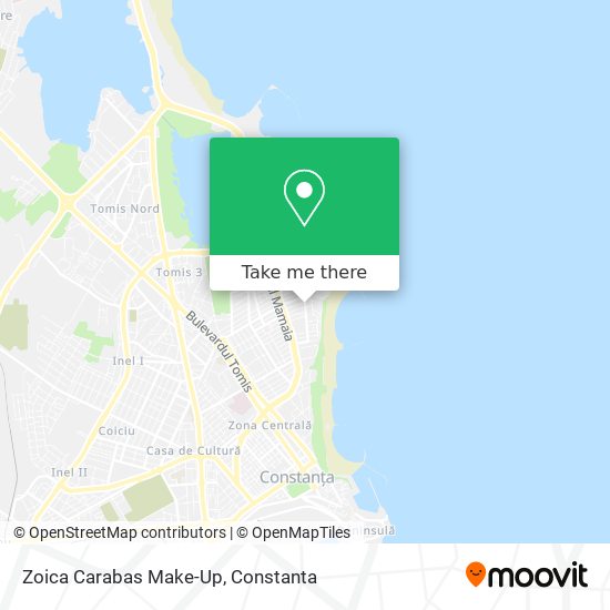Zoica Carabas Make-Up map