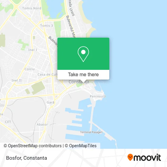 Bosfor map