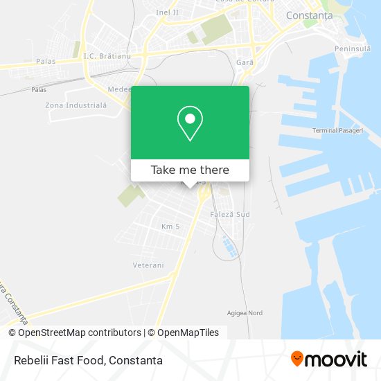 Rebelii Fast Food map