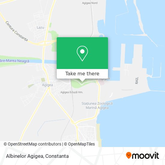 Albinelor Agigea map