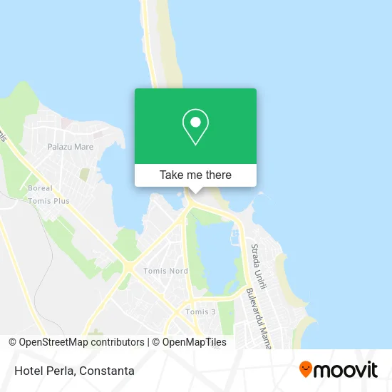 Hotel Perla map