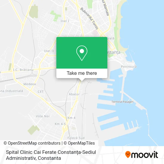 Spital Clinic Cai Ferate Constanța-Sediul Administrativ map
