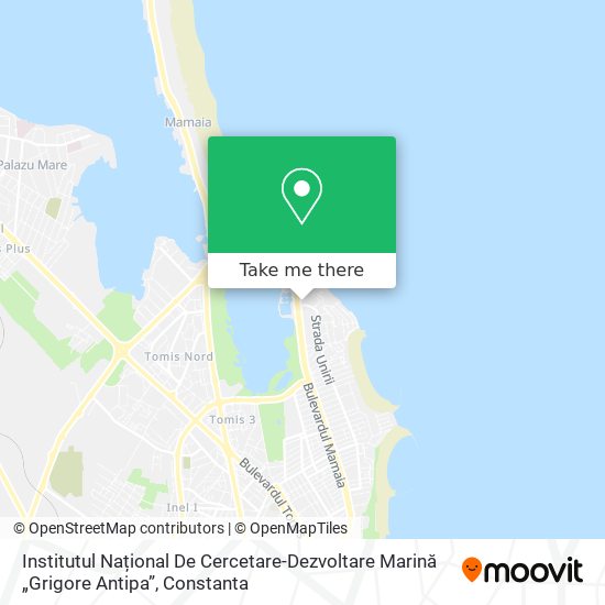 Institutul Național De Cercetare-Dezvoltare Marină „Grigore Antipa” map