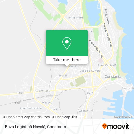 Baza Logistică Navală map