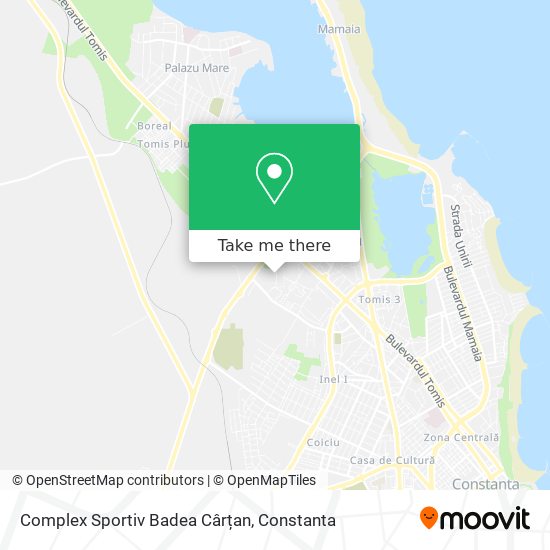 Complex Sportiv Badea Cârțan map
