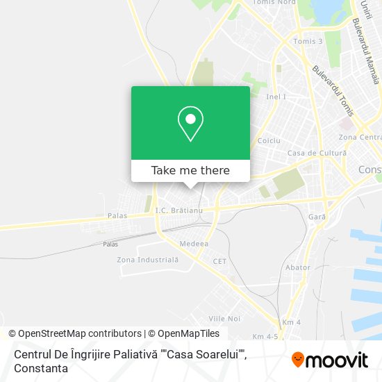Centrul De Îngrijire Paliativă ""Casa Soarelui"" map