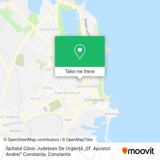 Spitalul Clinic Județean De Urgență „Sf. Apostol Andrei” Constanța map