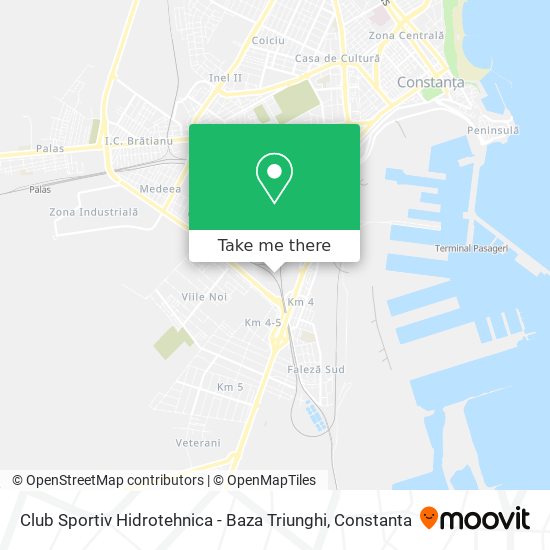 Club Sportiv Hidrotehnica - Baza Triunghi map