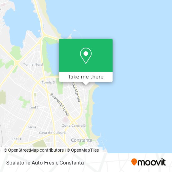 Spălătorie Auto Fresh map