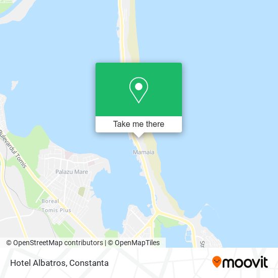 Hotel Albatros map