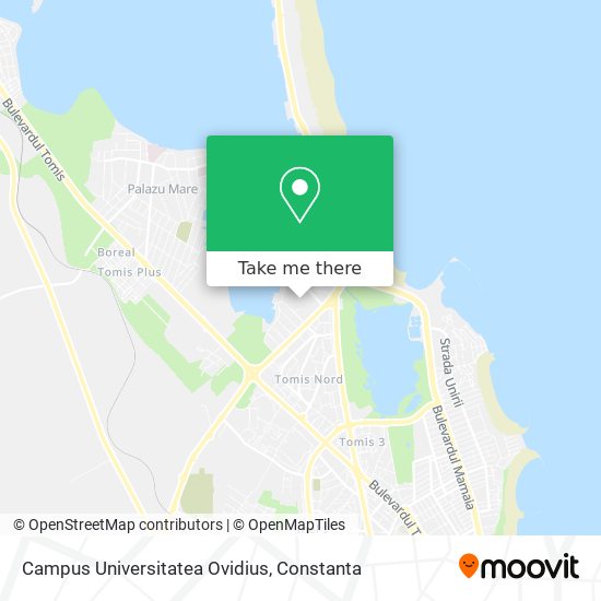 Campus Universitatea Ovidius map
