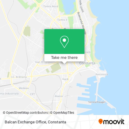 Balcan Exchange Office map