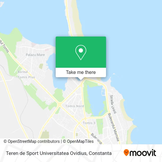 Teren de Sport Universitatea Ovidius map