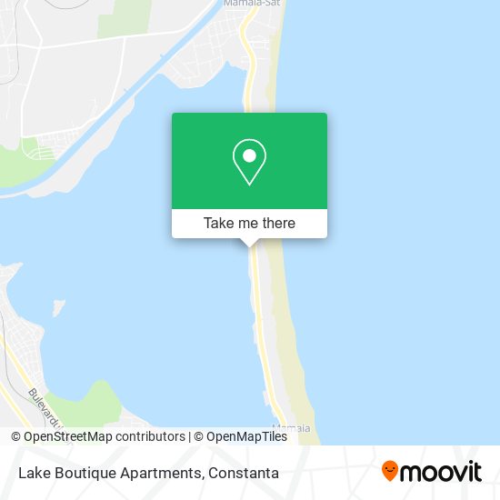 Lake Boutique Apartments map